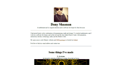 Desktop Screenshot of danyshaanan.com